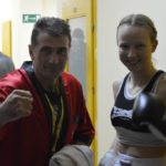 Milena Svonja z trenerem