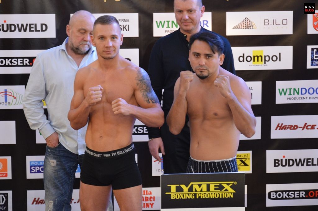 Michał Syrowatka i Norwin Galo ważenie