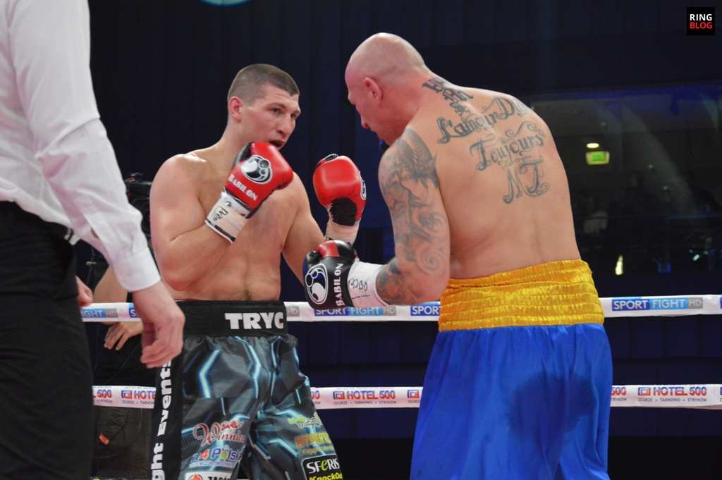 Mateusz Tryc i Tomasz Gargula w ringu