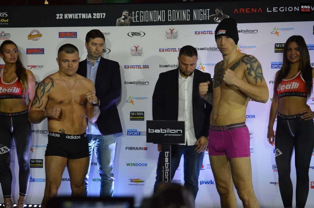 Wiktor Poljakow i Dariusz Sęk boxing position